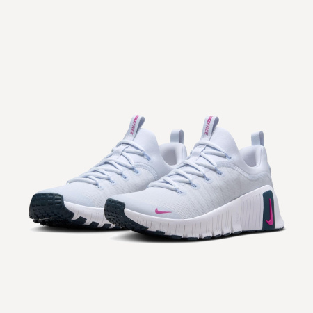 Кроссовки FREE METCON 6 Ws (RU 39 EU 40 USw 8.5 СМ 24.5; football grey/armoury navy/hot fuchsia)